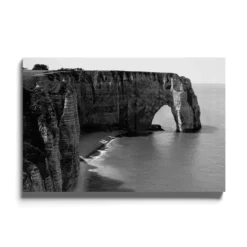 Walljar acrylglas schilderij - Cliffs of Etretat Acrylglas schilderij - 120 x 180 cm