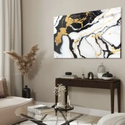 Walljar acrylglas schilderij - Broken Marble Acrylglas schilderij - 120 x 180 cm