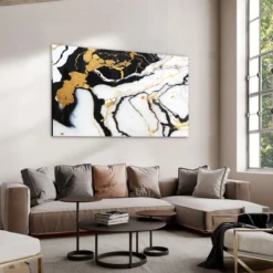 Walljar acrylglas schilderij - Broken Marble Acrylglas schilderij - 120 x 180 cm