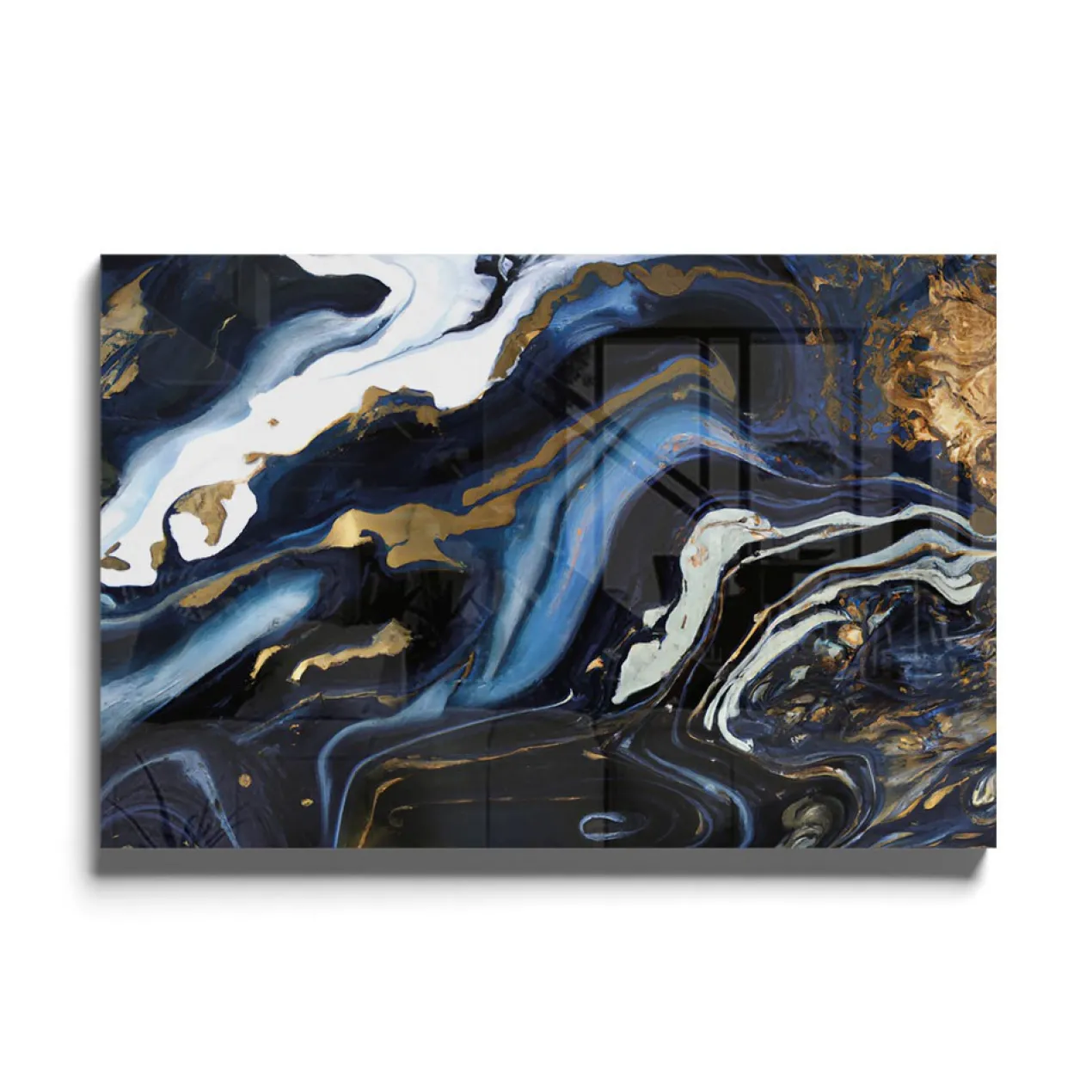 Walljar acrylglas schilderij - Blue Lagoon Acrylglas schilderij - 120 x 180 cm