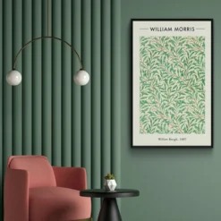 Walljar - Plexiglas schilderij - William Morris - Willow Bough Plexiglas schilderij - 80 x 120 cm