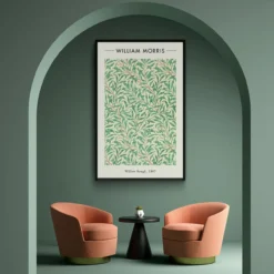 Walljar - Plexiglas schilderij - William Morris - Willow Bough Plexiglas schilderij - 150 x 225 cm