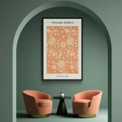 Walljar - plexiglas schilderij - william morris - wild tulip Plexiglas schilderij - 80 x 120 cm