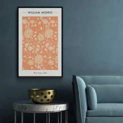 Walljar - plexiglas schilderij - william morris - wild tulip Plexiglas schilderij - 120 x 180 cm