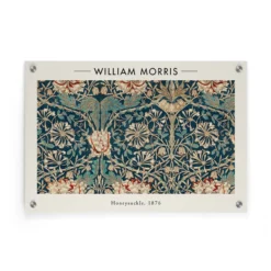 Walljar plexiglas schilderij - William Morris - Honeysuckle Plexiglas schilderij - 50 x 70 cm