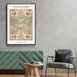 Walljar plexiglas schilderij - William Morris - Honeysuckle II Plexiglas schilderij - 150 x 225 cm