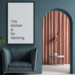 Walljar plexiglas schilderij - This Kitchen Is For Dancing Plexiglas schilderij - 60 x 90 cm