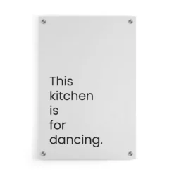 Walljar plexiglas schilderij - This Kitchen Is For Dancing Plexiglas schilderij - 60 x 90 cm