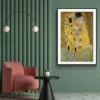 Walljar plexiglas schilderij - Gustav Klimt - De Kus Plexiglas schilderij - 80 x 120 cm