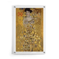 Walljar plexiglas schilderij - Gustav Klimt - Portret Van Adèle Bloch-Bauer I Plexiglas schilderij - 80 x 120 cm
