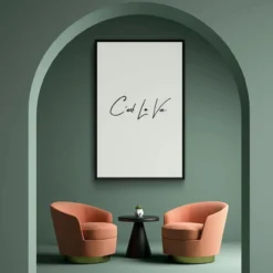 Walljar poster ingelijst - C'est La Vie Poster ingelijst - 40 x 60 cm