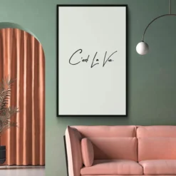 Walljar poster ingelijst - C'est La Vie Poster ingelijst - 40 x 60 cm