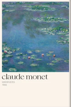 Walljar poster ingelijst - Claude Monet - Water Lelies Poster ingelijst - 50 x 70 cm