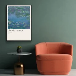 Walljar poster ingelijst - Claude Monet - Water Lelies Poster ingelijst - 50 x 70 cm