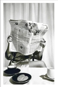 Walljar poster ingelijst - Coffee Time Poster ingelijst - 50 x 70 cm