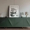 Walljar poster ingelijst - Coffee Time Poster ingelijst - 70 x 100 cm
