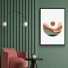 Walljar poster ingelijst - Desert Sunrise Poster ingelijst - 50 x 70 cm