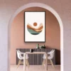 Walljar poster ingelijst - Desert Sunrise Poster ingelijst - 70 x 100 cm