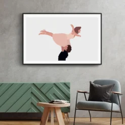 Walljar poster ingelijst - Dirty Dancing Poster ingelijst - 40 x 60 cm