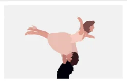 Walljar poster ingelijst - Dirty Dancing Poster ingelijst - 70 x 100 cm