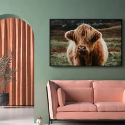 Walljar poster ingelijst - Schotse Hooglander Poster ingelijst - 40 x 60 cm