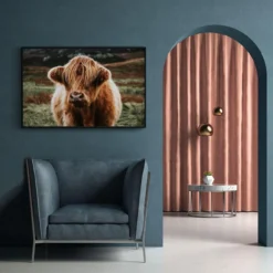 Walljar poster ingelijst - Schotse Hooglander Poster ingelijst - 40 x 60 cm