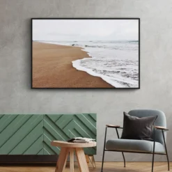 Walljar poster ingelijst - Stille Golven Poster ingelijst - 70 x 100 cm