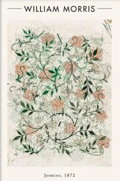 Walljar poster ingelijst - William Morris - Jasmine Poster ingelijst - 50 x 70 cm