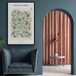 Walljar poster ingelijst - William Morris - Jasmine Poster ingelijst - 70 x 100 cm