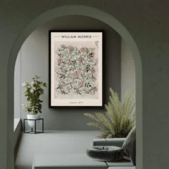 Walljar poster ingelijst - William Morris - Jasmine Poster ingelijst - 70 x 100 cm