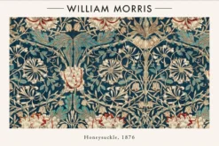 Walljar poster ingelijst - William Morris - Honeysuckle Poster ingelijst - 50 x 70 cm