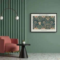 Walljar poster ingelijst - William Morris - Honeysuckle Poster ingelijst - 70 x 100 cm