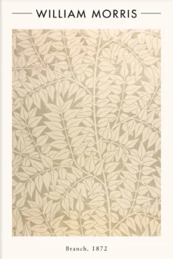 Walljar poster ingelijst - William Morris - Branch Poster ingelijst - 70 x 100 cm
