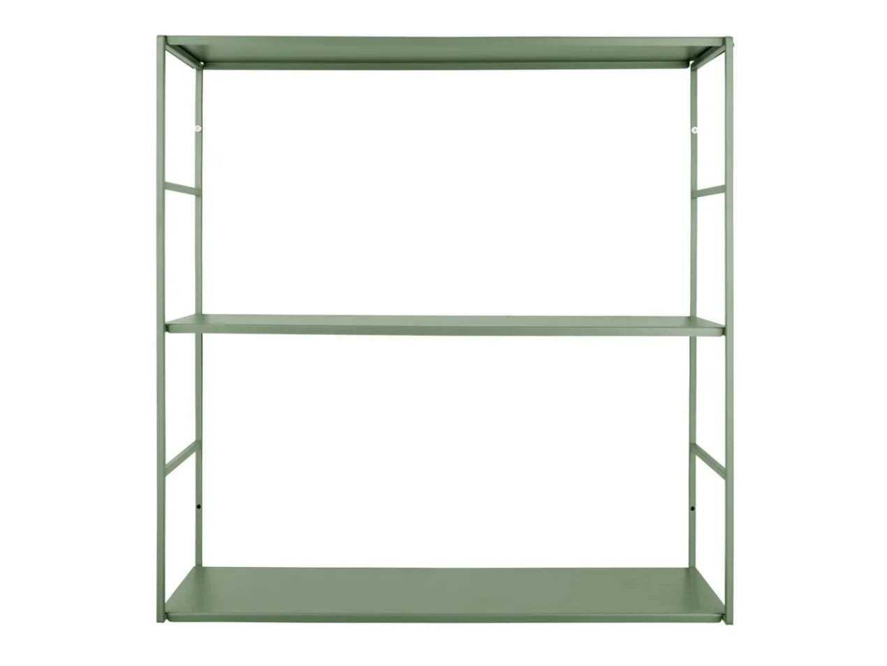 Wall rack Level metal matt jungle green