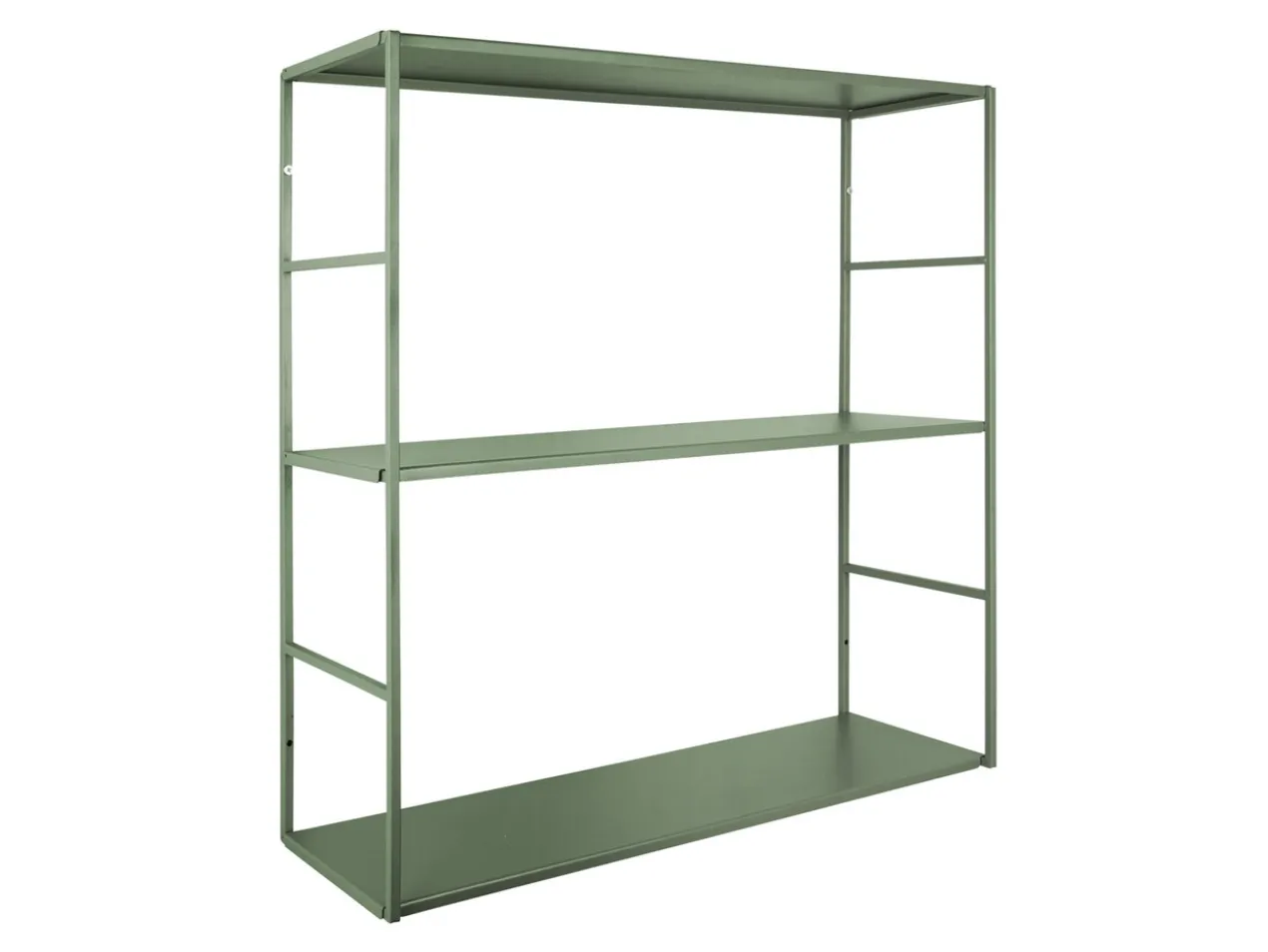 Wall rack Level metal matt jungle green