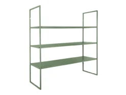 Wall rack Level metal matt jungle green