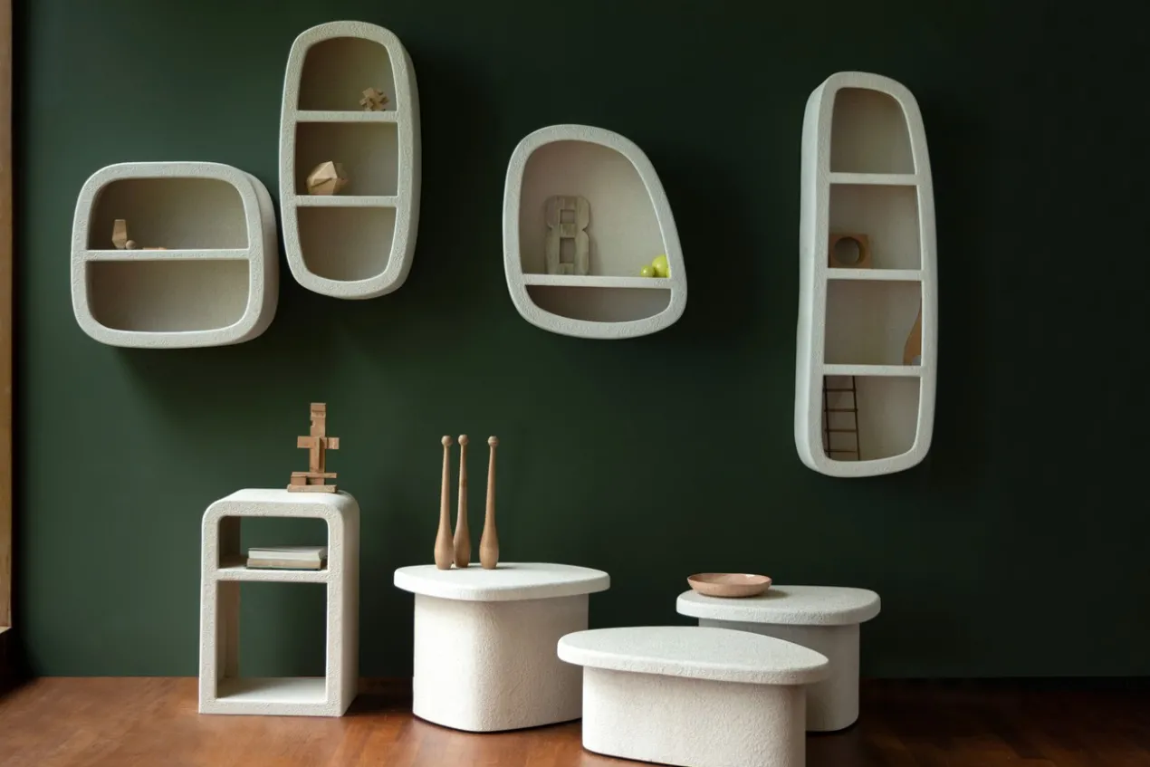 Wall shelf veda 2 shelves