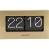Wall / Table clock Boxed Flip brushed gold