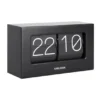 Wall / Table clock Boxed Flip matt black