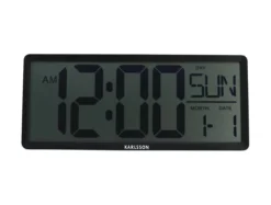 Wall/Table clock Retro LCD black