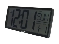 Wall/Table clock Retro LCD black