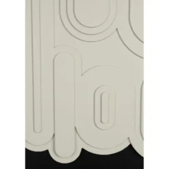 Wand art august zwart and wit
