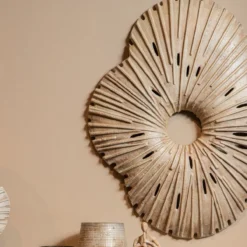 Wanddecoratie Aurea beige 72 cm