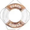Wanddecoratie Hout ronde boei Beach House Ø50 cm