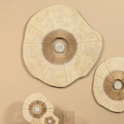 Wanddecoratie Solara beige 89 cm