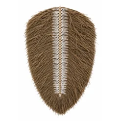 Wandecoratie Seagrass Lembaran met schelp
