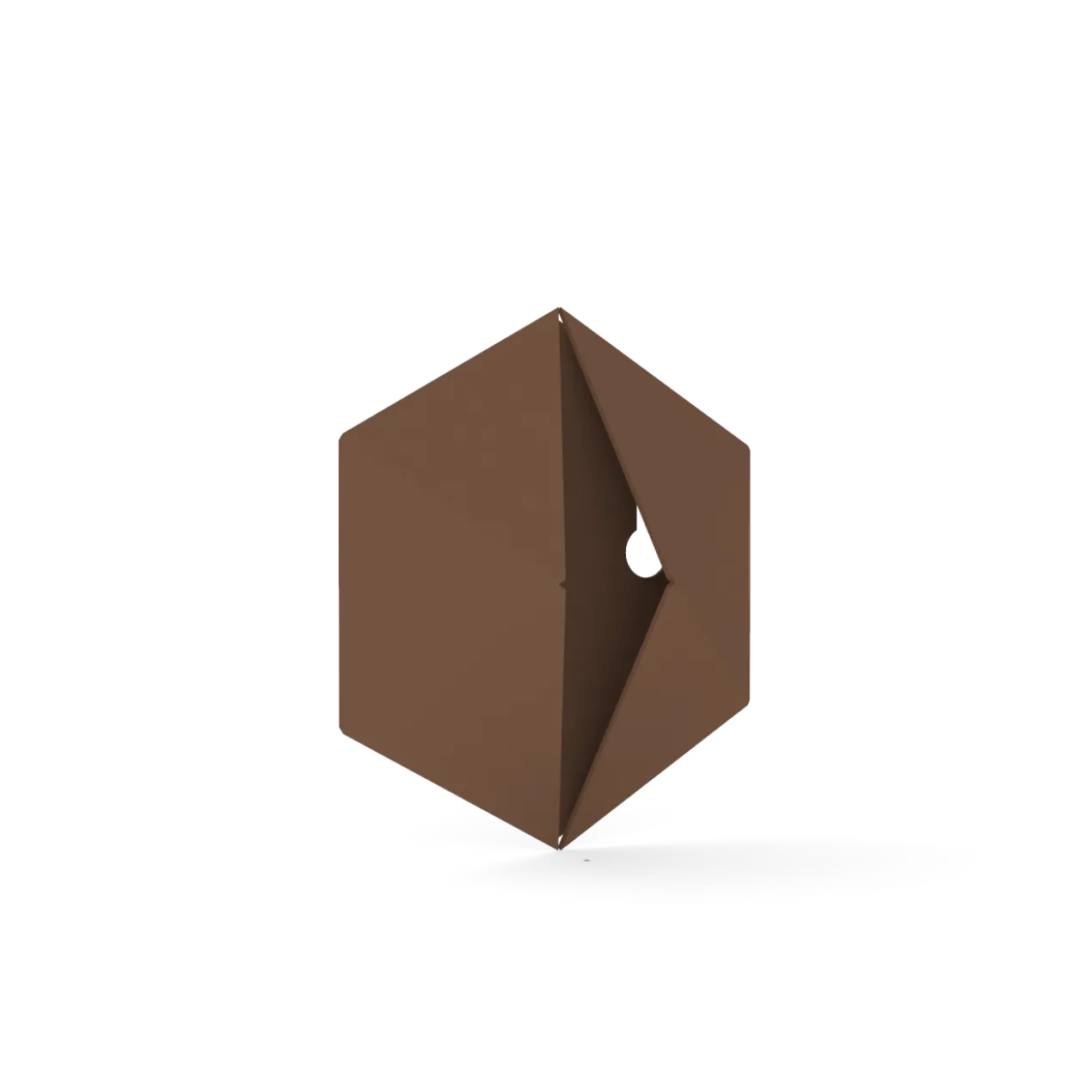 Wandhaak Towel Diamond °01 Blass Brown - 1 wandhaak