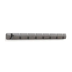 Wandkapstok Flip 8 haken grijs tinkleur