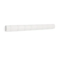 Wandkapstok Flip 8 haken wit