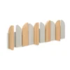 Wandkapstok Saloon 5 Haken Naturel Hout Zand